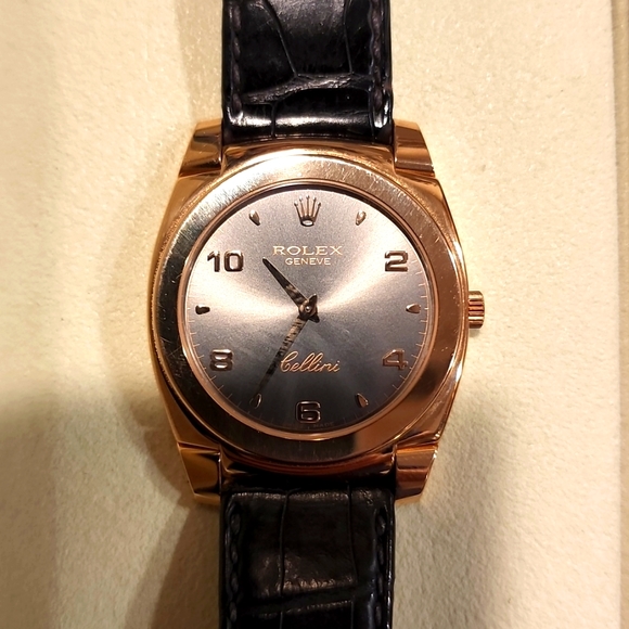 Rolex Cellini 18k Rose Gold Men's Watch 5330 - Picture 1 of 10